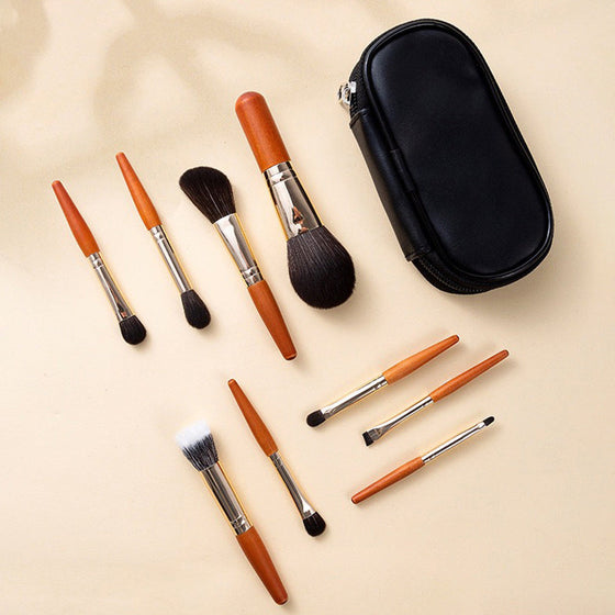 Mini-Makeup-Pinselset (9 Stück)