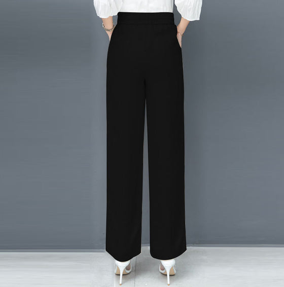 Hoher Taille Lockere Eis-Seide Hosen