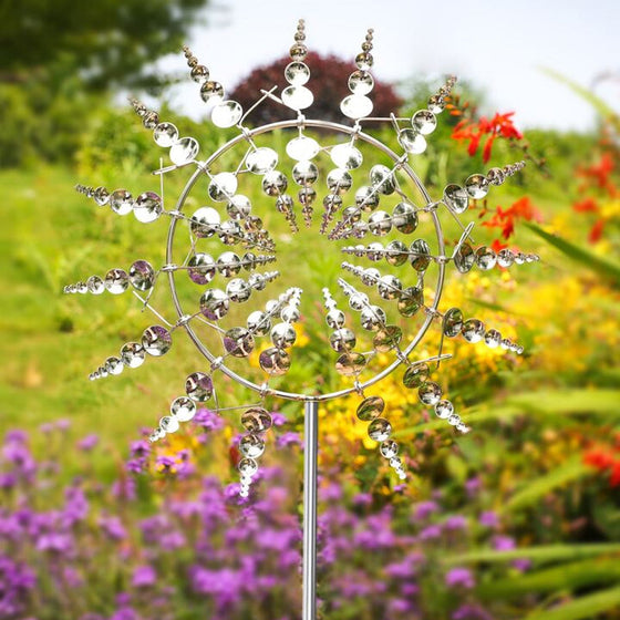 Garden Magic Kinetische Windmühle aus Metall
