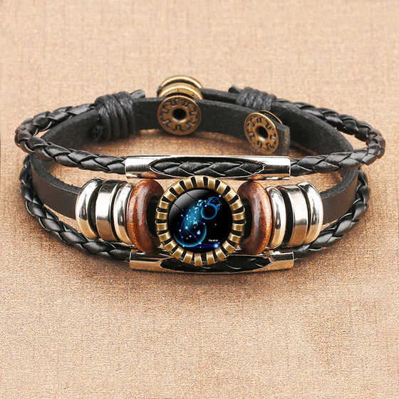 Sternzeichen-Zeitstein-Armband