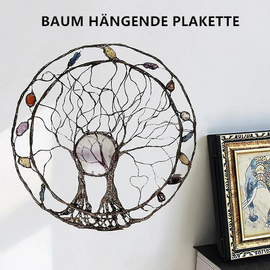 Kreis des Lebens – Wandkunst aus Metallbaum