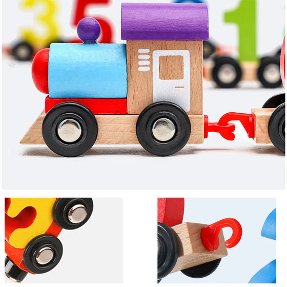 💥Digitales Zugspielzeug aus Holz
