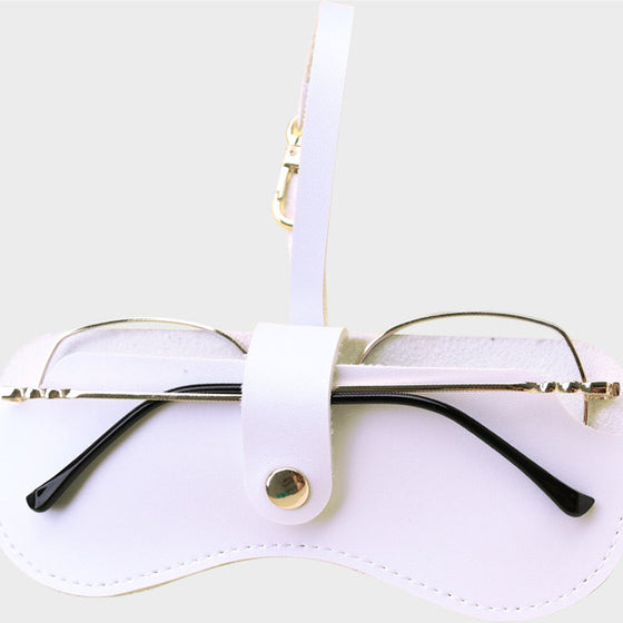 Sonnenbrillentasche aus weichem Leder