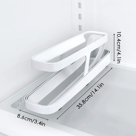 Automatisch scrollende Eierregal-Halter-Aufbewahrungsbox