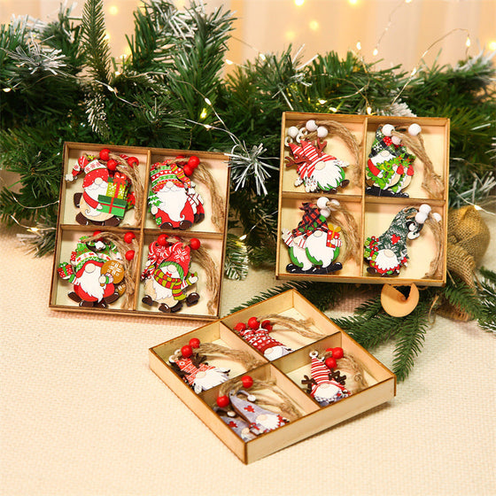 Zwergen-Ornament-Set (12 Stück)
