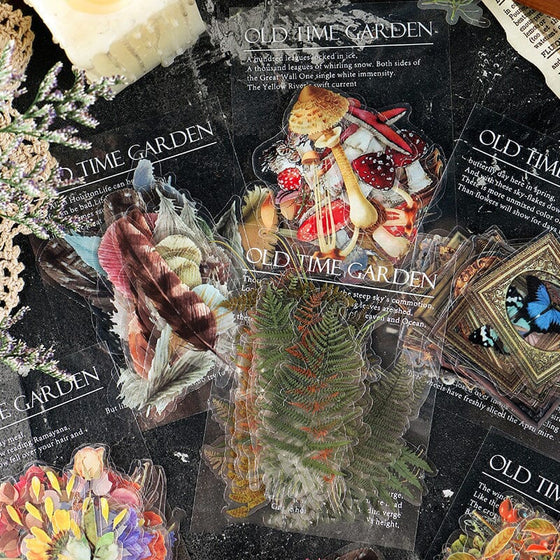 PET-Aufkleber-Set der Memory Garden-Serie