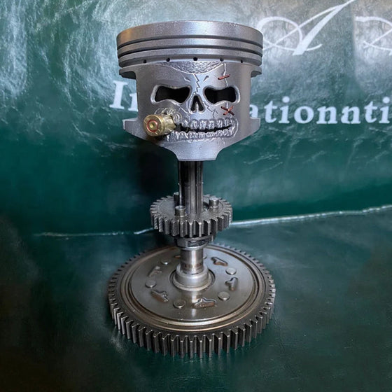 Kolben-Schädel-Gesichts-Skulptur