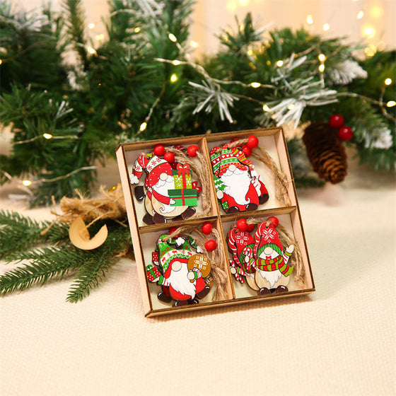 Zwergen-Ornament-Set (12 Stück)