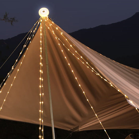 Multifunktionales tragbares Campinglicht