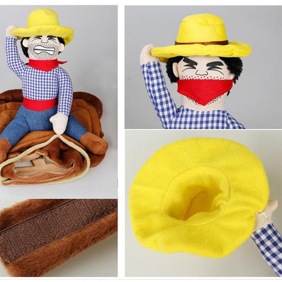 Hundekostüm - Cowboyreiter