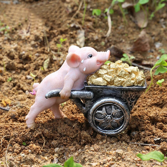 Niedliche Schwein-Verzierung