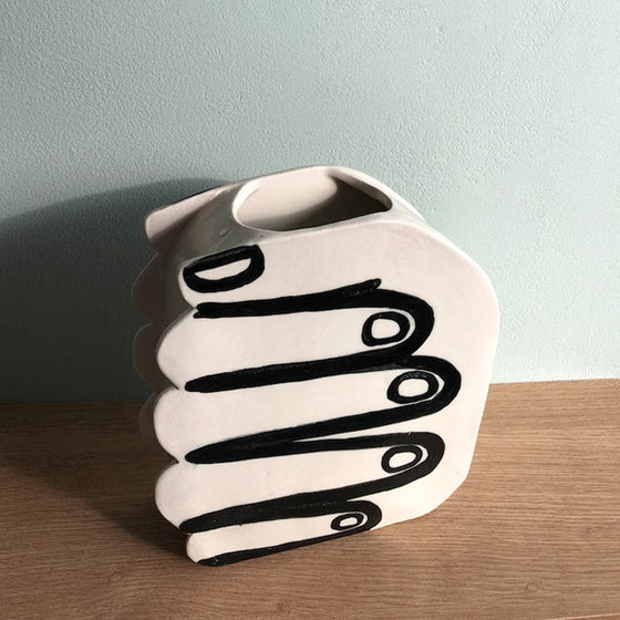 Einzigartige Handvase