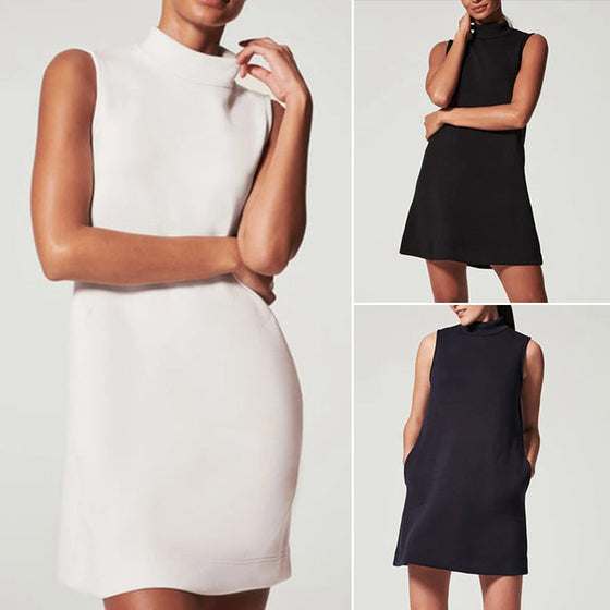 Ärmelloses Kleid mit Taschen