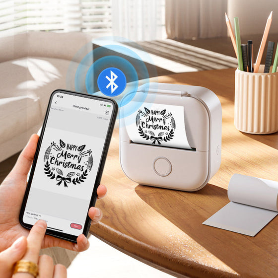 Tragbarer Mini-Bluetooth-Drucker