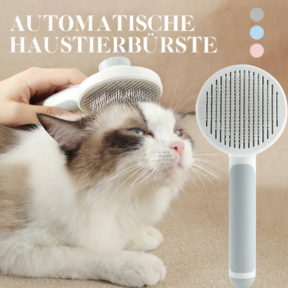 Selbstreinigende Haustierbürste