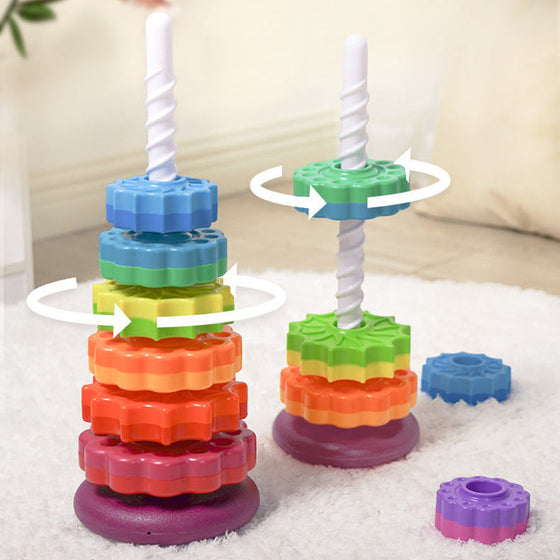 Regenbogen Rotierendes Spielzeug