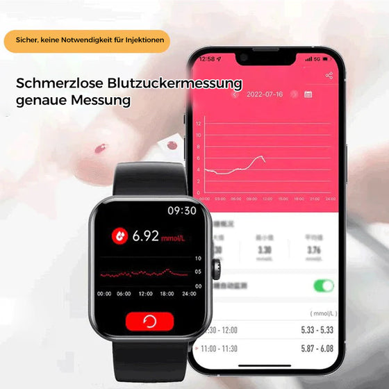 Intelligentes Armband zur Herzfrequenz- und Blutdrucküberwachung