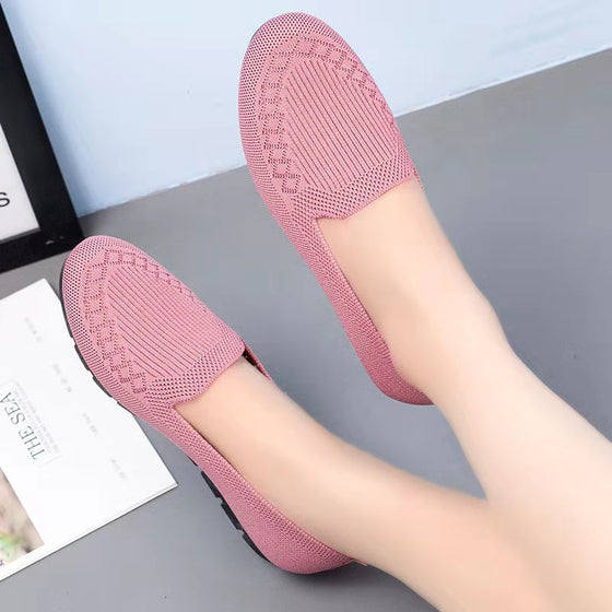Damen-Mesh-Slip-On-Freizeitschuhe