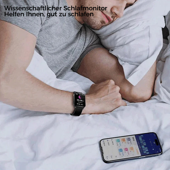 Intelligentes Armband zur Herzfrequenz- und Blutdrucküberwachung