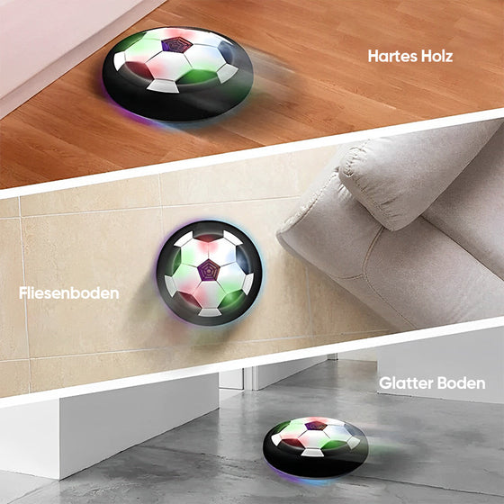 Hallenfußball mit LED-Leuchten