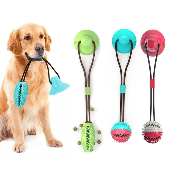 Dog Bite Toy Interaktives Leckerspielzeug mit Saugnapf