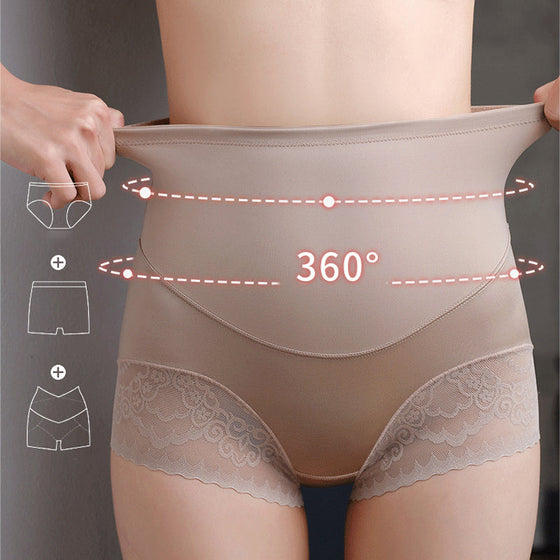 Heiße, seidige Unterwäsche mit hoher Taille