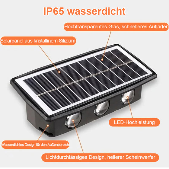 Solar-Außenwandleuchte
