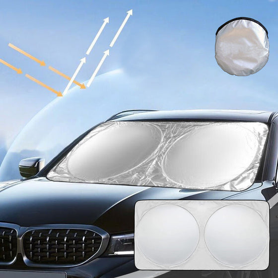 Auto-Sonnenblende Sonnenblende mit zwei Ringen