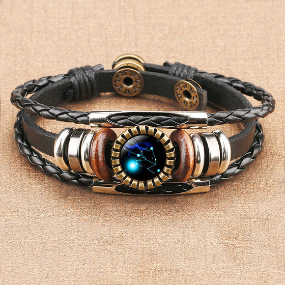 Sternzeichen-Zeitstein-Armband