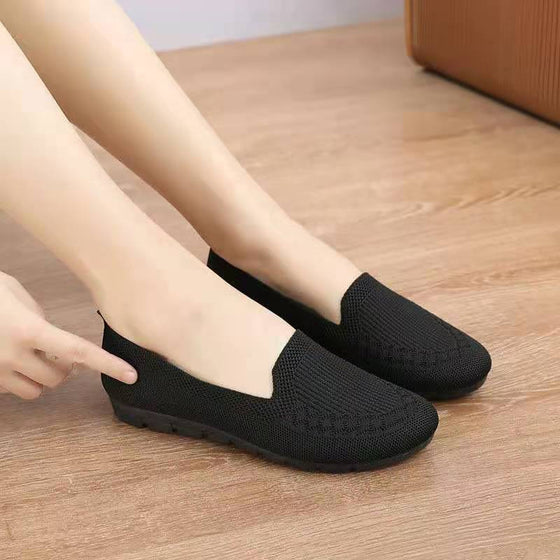 Damen-Mesh-Slip-On-Freizeitschuhe