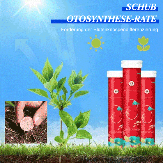 Garten-Universaldünger mit langsamer Freisetzung in Tablettenform