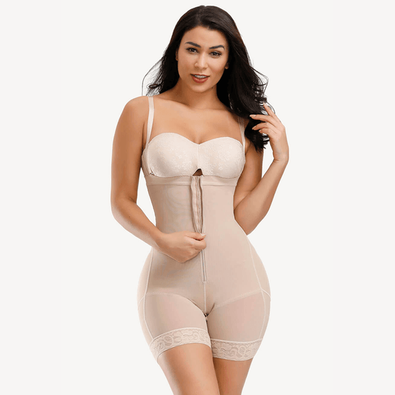 Fester Bauch-Kompressions-Bodysuit-Former mit Po-Heber