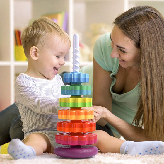 Regenbogen Rotierendes Spielzeug