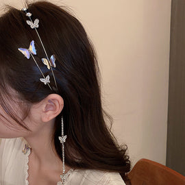 Schmetterling Quaste Haar Kristall Fee Haarband