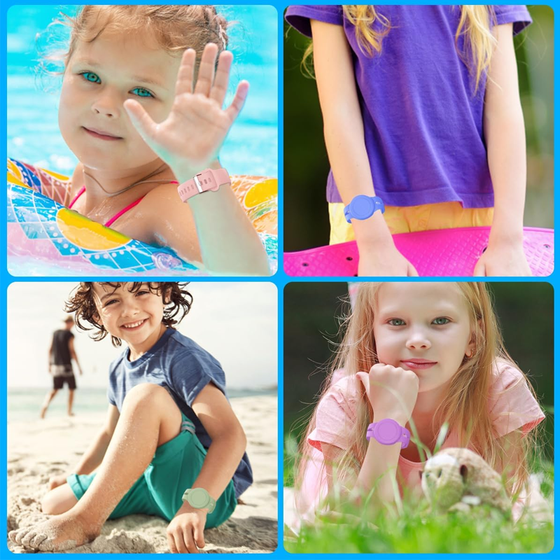 Wasserdichtes Anti-Verlust-Armband aus Silikon für Kinder