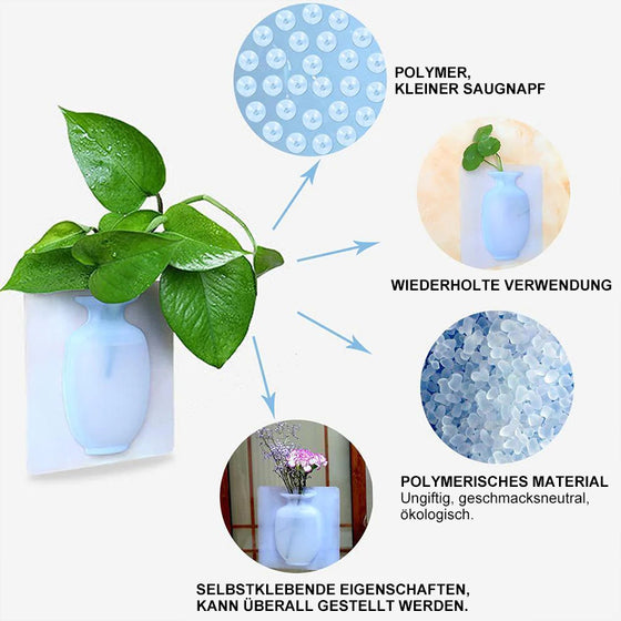 Magische Silikonvase