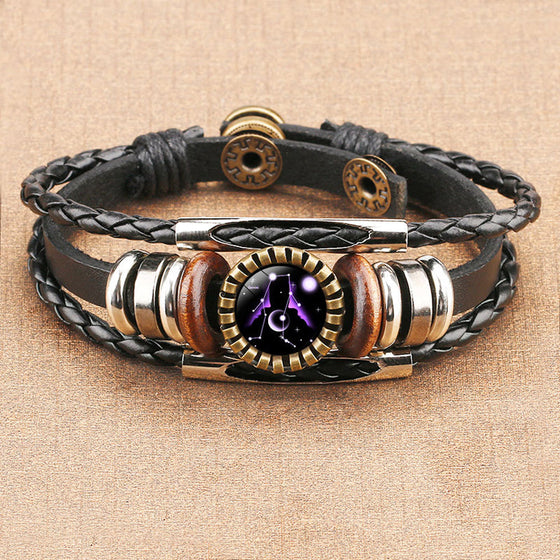 Sternzeichen-Zeitstein-Armband