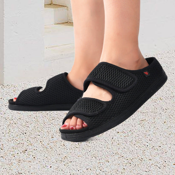 Breite Diabetikerschuhe für geschwollene Füße