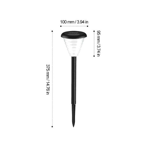 Wasserdichte Solar-Rasenlampen (2 Stück)
