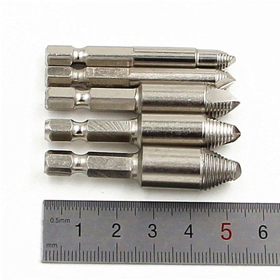 Beschädigter Schraubenausdreher, 5er-Set