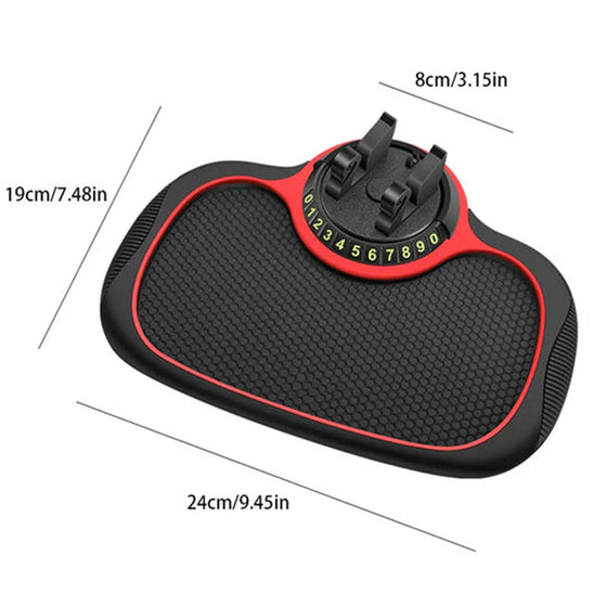 Anti-Rutsch-Matte fürs Auto mit Handyhalter