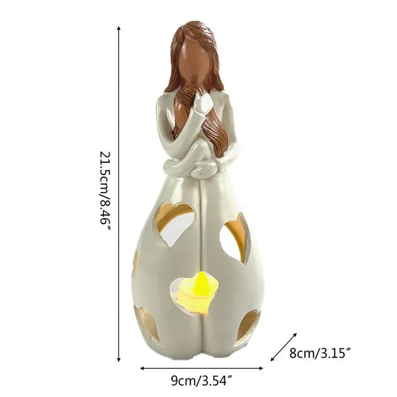 Muttertags-Menora-Statue mit LED