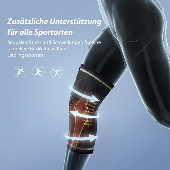 Der Gestrickte Verlängerte Sportknieschützer