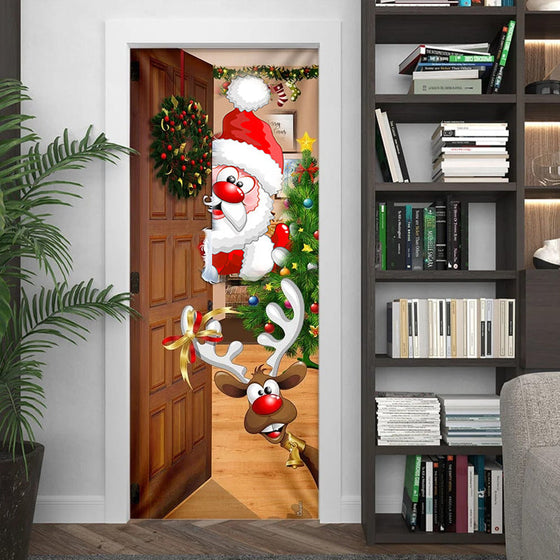 Vorweihnachtlicher Türdeckel-Ornament