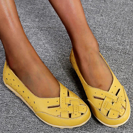 Bequeme und Weiche Damen Lederschuhe