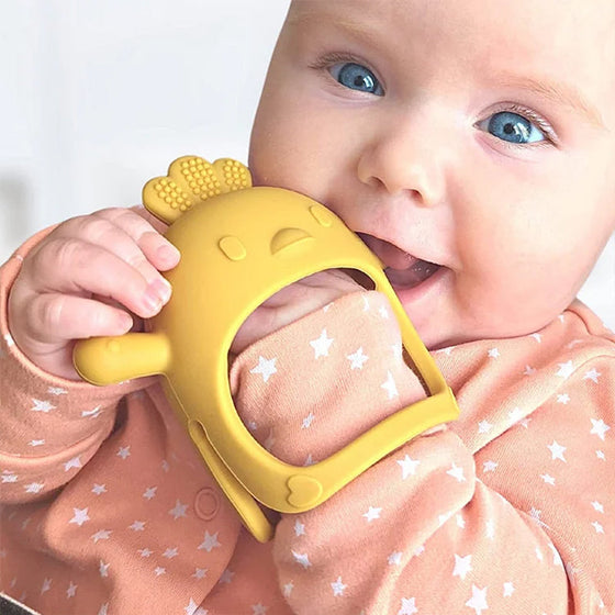 Baby-Silikon-Beißhandschuh