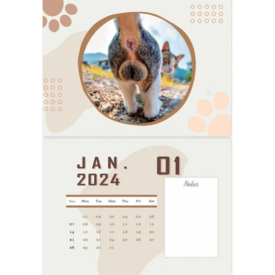 Lustigster Kalender des Jahrhunderts | „Künstlerischer Ausdruck“ pelziger Freunde