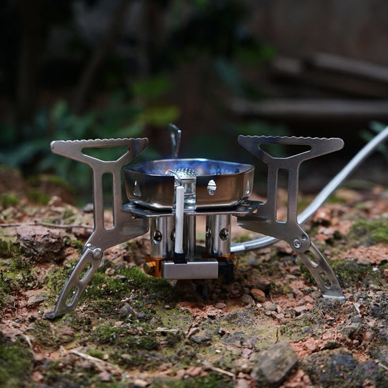 Windfester Gaskocher fürs Camping