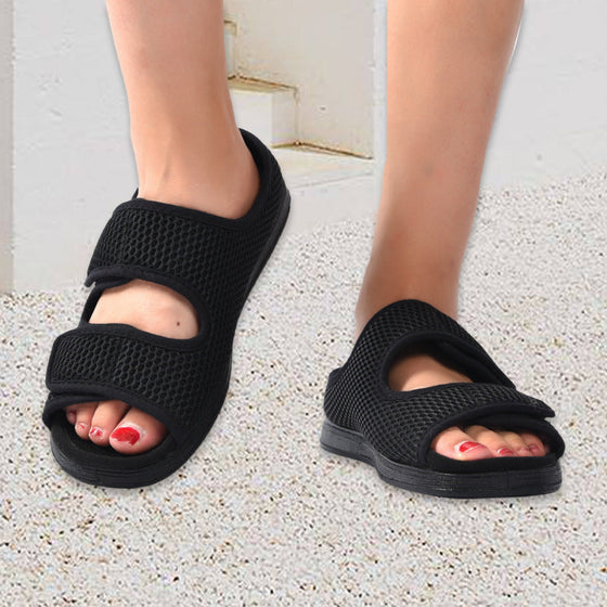 Breite Diabetikerschuhe für geschwollene Füße