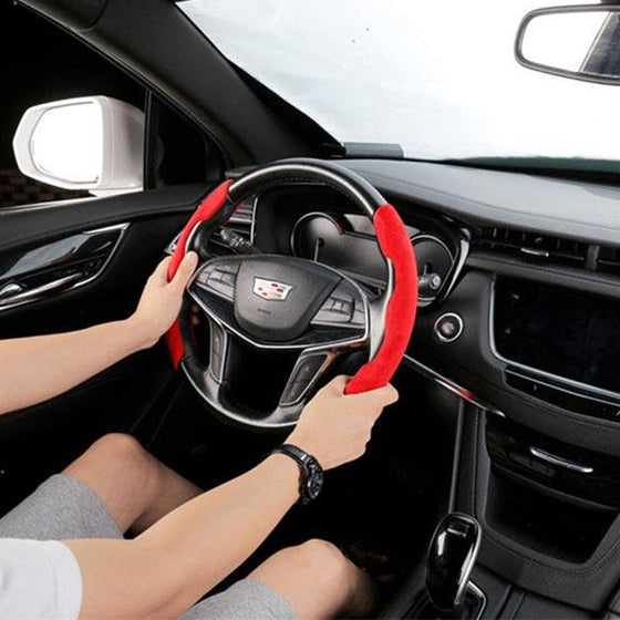 Auto Anti-Rutsch Plüsch Lenkradabdeckung